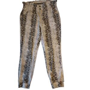 Almost Famous Reptile Print Denim Stretch Pants High-rise Size XL Jeans